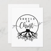 Papier Rooted in Christ (Devant / Derrière)