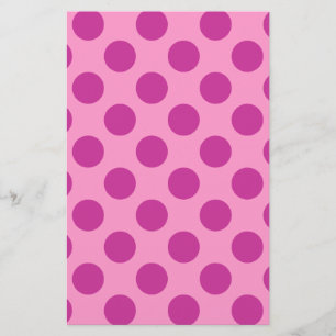 Papier Rose avec Pois violets