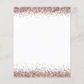 Papier Rose Budget Gold Parties scintillant Engagement Pa (Dos)