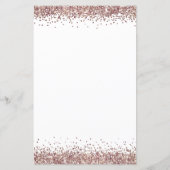 Papier Rose Budget Gold Parties scintillant Engagement Pa (Dos)