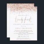 Papier Rose Budget Parties scintillant Girly Vingt-et-uni<br><div class="desc">Il y a deux options de papier à choisir pour cette taille (4, 5 x 5, 6 po) dans la plage Budget. Pour ce produit, je recommanderais le semi-brillant qui est un stock de carte de 110 gsm, semblable en épaisseur à une carte postale. L'option Satin est un papier beaucoup...</div>