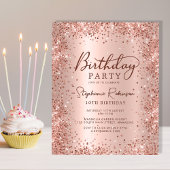 Papier Rose Budget Parties scintillant or 10e anniversair