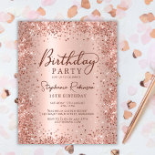 Papier Rose Budget Parties scintillant or 13e anniversair