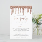 Papier Rose budget Parties scintillant or Drift Hen Weeke (Debout devant)