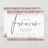 Papier Rose Budget Parties scintillant Or Pour Chaque QR  (Devant / Derrière)