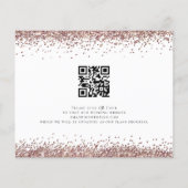 Papier Rose Budget Parties scintillant Or Pour Chaque QR  (Dos)