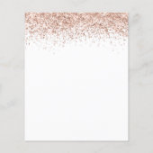 Papier Rose Budget Parties scintillant Or Répétition Dîne (Dos)