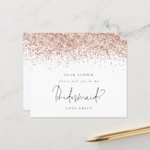 Papier Rose Budget Parties scintillant Or Script Bridesma
