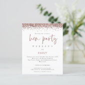 Papier Rose Budget Parties scintillant or Week-end Hen In (Debout devant)