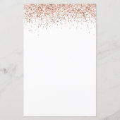 Papier Rose Budget Parties scintillant or White Hen Party (Dos)