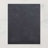 Papier Rose budget tableau noir Douche nuptiale invitatio (Dos)