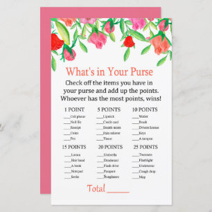 Papier Rose Ce qui est dans votre jeu de bourse