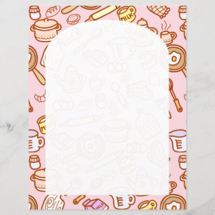 Papier rose Cuisinière