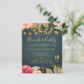 Papier Rose de la marine rose brunch et bulle BUDGET invi (Debout devant)