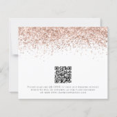 Papier Rose de script budgétaire Parties scintillant d'or (Dos)