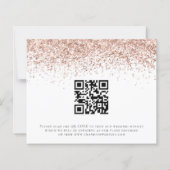 Papier Rose de script budgétaire Parties scintillant d'or (Dos)