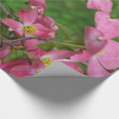 Papier rose d'emballage cadeau de cornouiller (Coin)