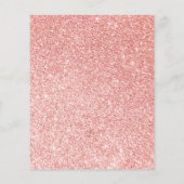 Papier Rose doux |Fête des mariées Florale Rose blanche (Dos)