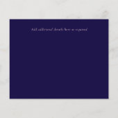 Papier Rose Gold Marine Parties scintillant bleue  Foil L (Dos)