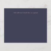 Papier Rose Gold Marine Parties scintillant bleue  Foil L (Dos)