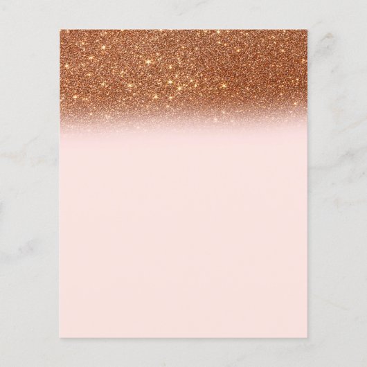 Papier Rose Gold Parties scintillant Mariée Il A Dit Qu'E (Dos)
