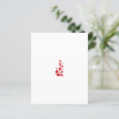 Papier Rose Madder, design floral Thunderbird (Debout devant)