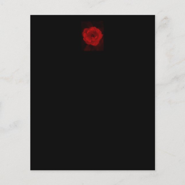 Papier Rose noire et rouge. (Devant)