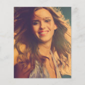 Papier Rose or étoiles photo budget d'anniversaire (Dos)