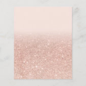 Papier Rose or faux parties scintillant pink ombre budget (Dos)