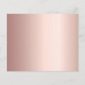 Papier Rose or photo arch confetti anniversaire invitatio (Dos)