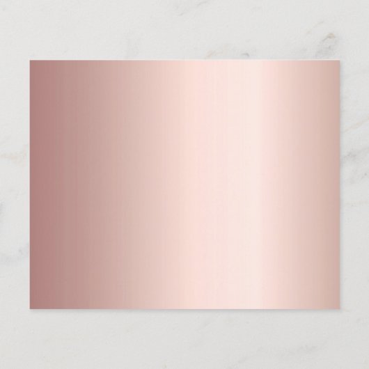 Papier Rose or photo arch confetti anniversaire invitatio (Dos)