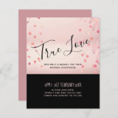 Papier Rose or rose Parties scintillant noire Foil Look M (Devant / Derrière)