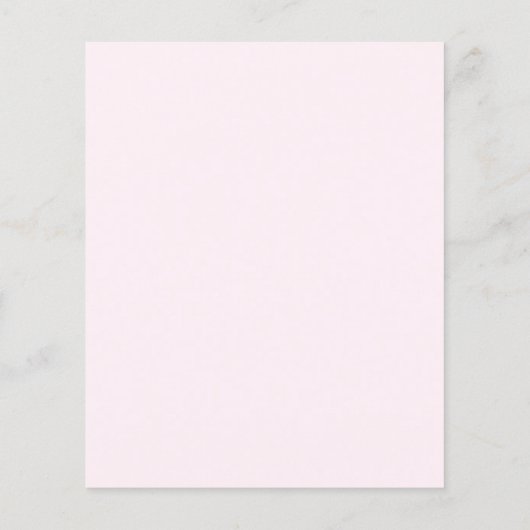 Papier Rose papillon or arc fille budget Baby shower (Dos)