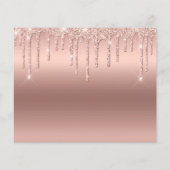 Papier Rose Parties scintillant d'or 50e anniversaire de  (Dos)