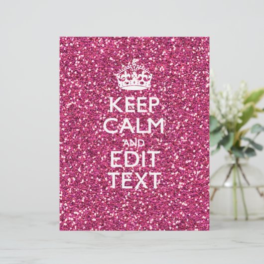 Papier Rose Personnalisé Conserver Décor Calme (Debout devant)