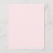 Papier Rose rose rose | Invitation Baby shower (Dos)