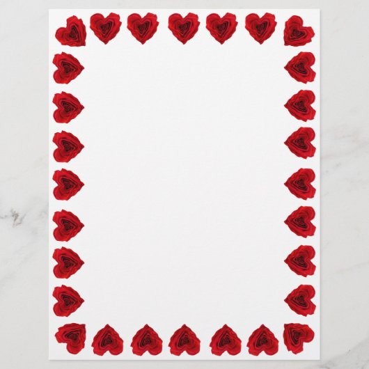 Papier Rose rouge (Devant)