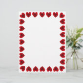 Papier Rose rouge (Debout devant)