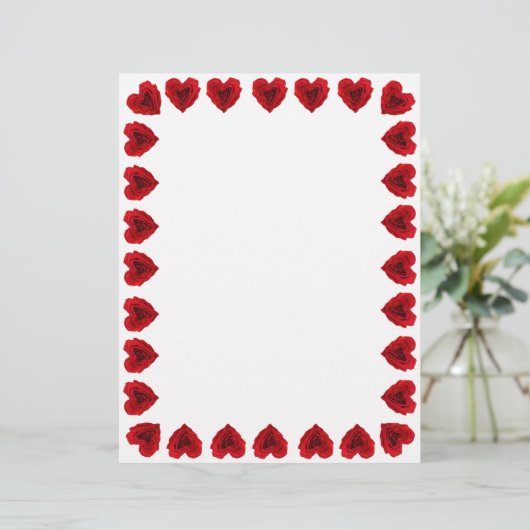 Papier Rose rouge (Debout devant)