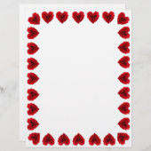 Papier Rose rouge (Devant / Derrière)