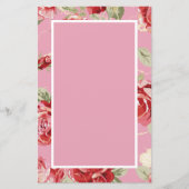 Papier Rose rouge cerise (Devant)