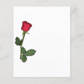 Papier Rose rouge simple (Devant)