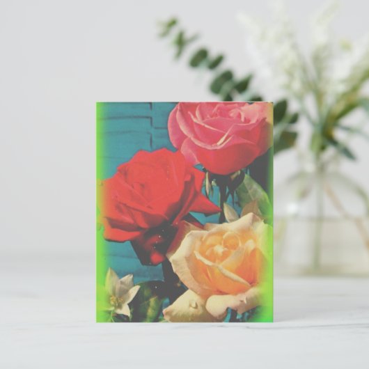 Papier Rose vintage fixe (Debout devant)