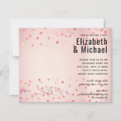 Papier Rosegold MARIAGE métallique Parties scintillant (Devant)