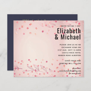 Papier Rosegold MARIAGE métallique Parties scintillant