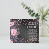 Papier Rosegold MARIAGE métallique Parties scintillant (Debout devant)