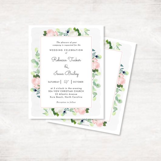 Papier Roses blanches et roses blanches rousses Faire-par