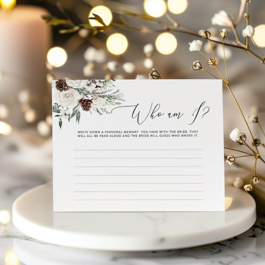 Papier roses blancs à feuillage persistant Qui suis-je je