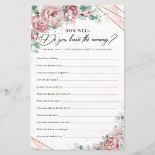 Papier Roses Bruyants Connais-Tu Bien La Maman ?