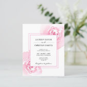 Papier Roses d'aquarelle rose budget (Debout devant)